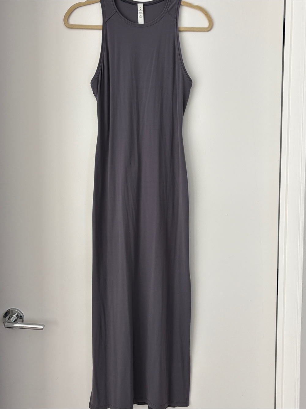 lululemon athletica Charcoal Gray Sleeveless Maxi Dress